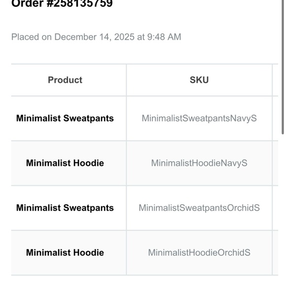 NWT COMFRT Minimalist sweatpants | Size Small  | Color orchid - Picture 6 of 6